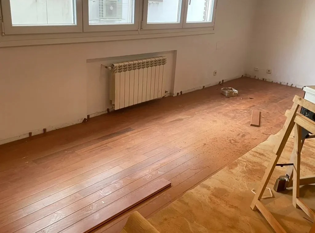Instalación de parquet en vivienda de Madrid