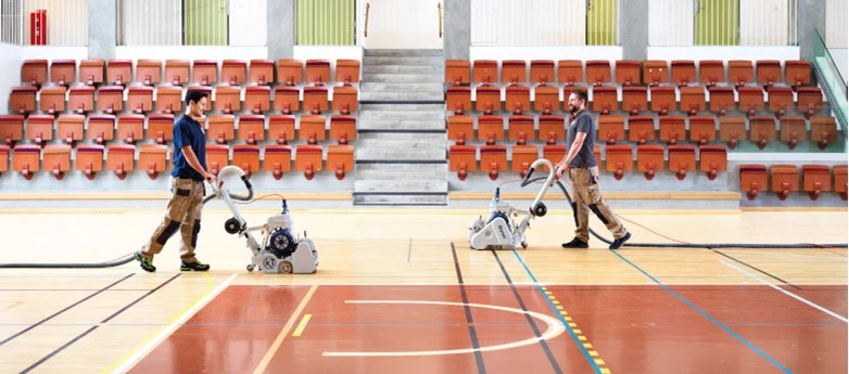 Instalación, suministro y mantenimiento de pavimientos deportivos de madera natural